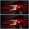 Triple Sequential LED DRL Projector Headlights<br>18-20 Ford F150