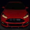 LED DRL Halo Sequential Projector Headlights<br>15-18 Ford Focus