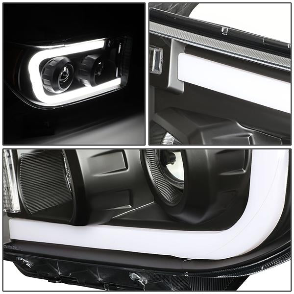 LED DRL Projector Headlights<br>08-17 Toyota Sequoia, 07-13 Tundra