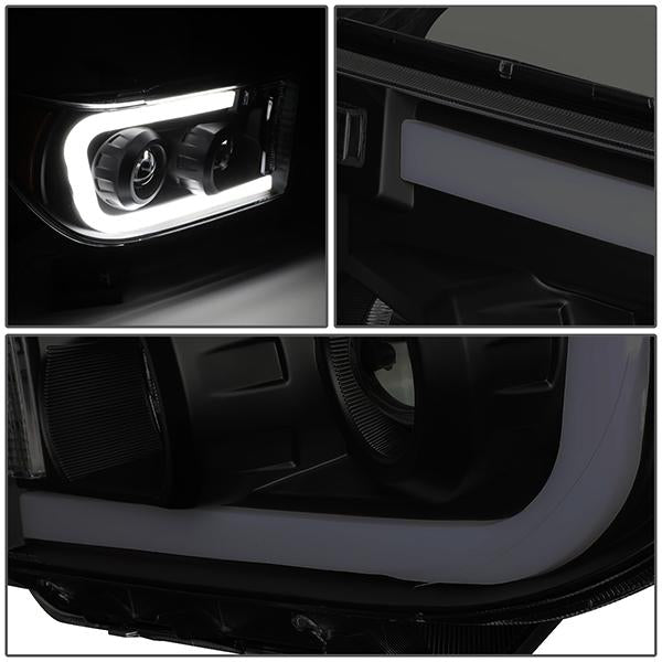 LED DRL Projector Headlights<br>08-17 Toyota Sequoia, 07-13 Tundra