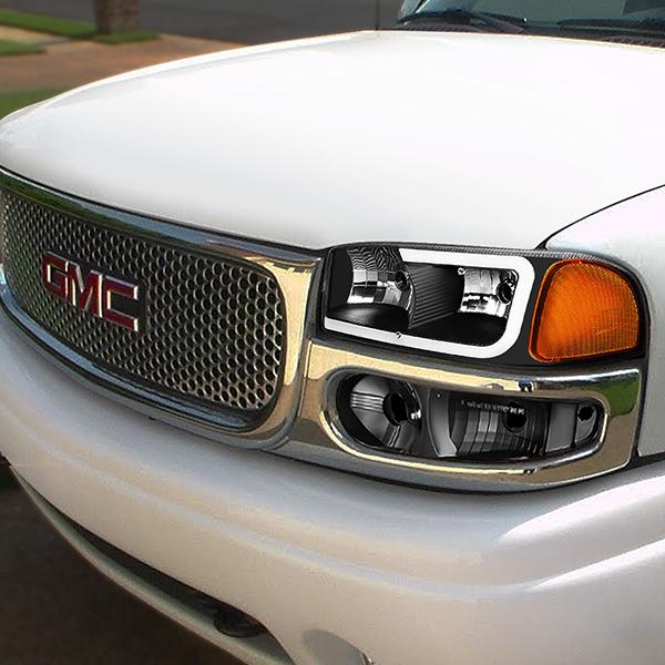 LED DRL Headlights<br>00-06 GMC Yukon, 02-06 Sierra 1500