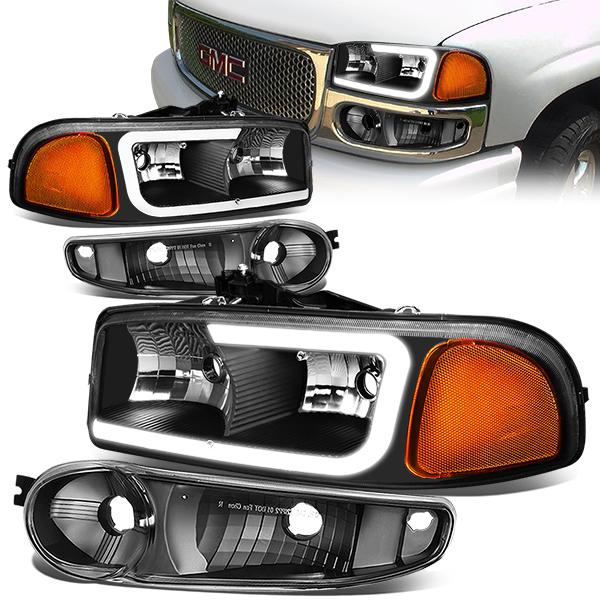 LED DRL Headlights<br>00-06 GMC Yukon, 02-06 Sierra 1500