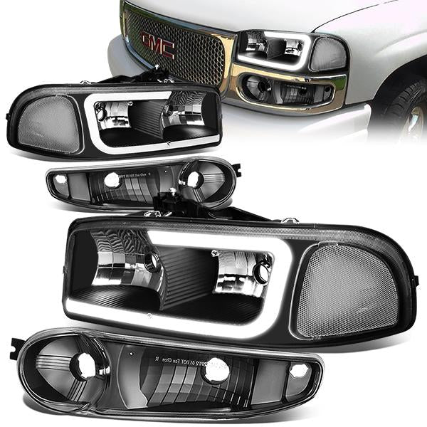 LED DRL Headlights<br>00-06 GMC Yukon, 02-06 Sierra 1500