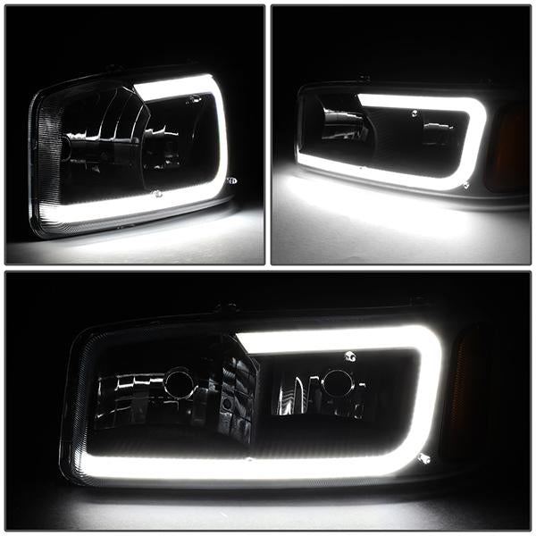 LED DRL Headlights<br>00-06 GMC Yukon, 02-06 Sierra 1500