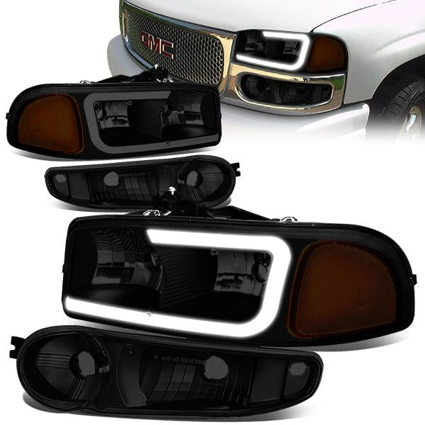 LED DRL Headlights<br>00-06 GMC Yukon, 02-06 Sierra 1500