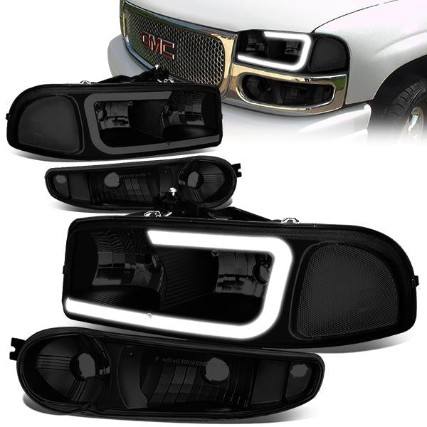 LED DRL Headlights<br>00-06 GMC Yukon, 02-06 Sierra 1500