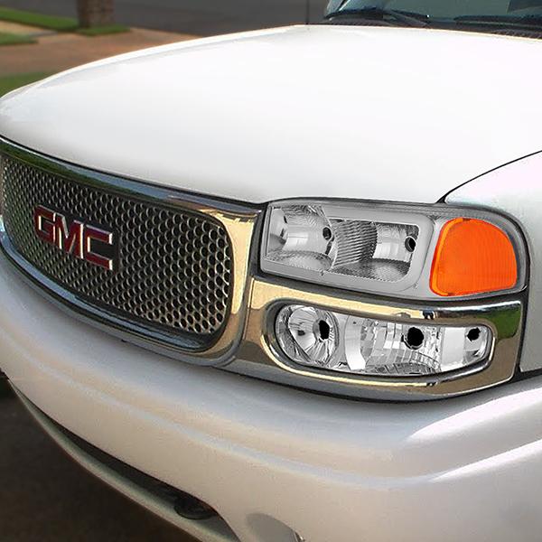 LED DRL Headlights<br>00-06 GMC Yukon, 02-06 Sierra 1500