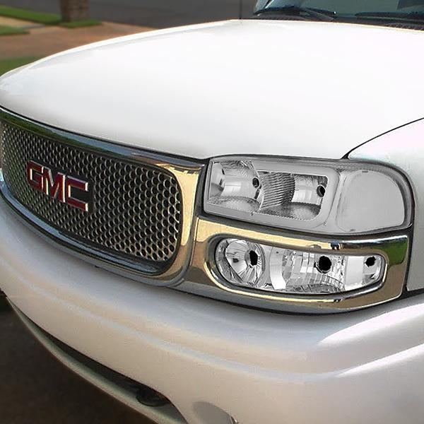 LED DRL Headlights<br>00-06 GMC Yukon, 02-06 Sierra 1500