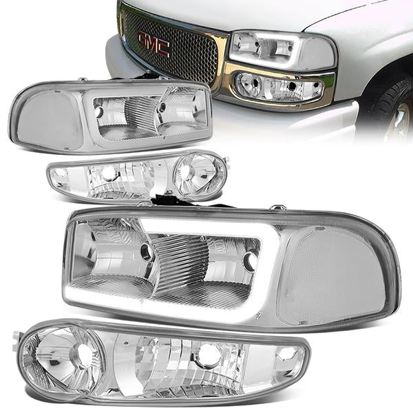 LED DRL Headlights<br>00-06 GMC Yukon, 02-06 Sierra 1500