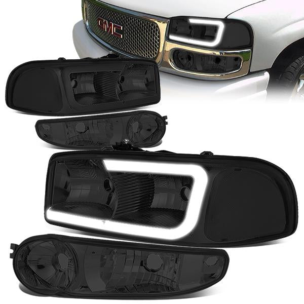 LED DRL Headlights<br>00-06 GMC Yukon, 02-06 Sierra 1500