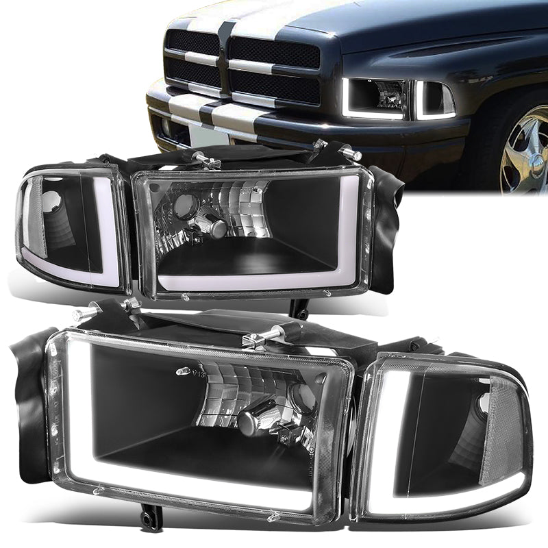 LED DRL Headlights<br>94-01 Dodge Ram 1500 2500 3500