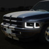 LED DRL Headlights<br>94-01 Dodge Ram 1500 2500 3500