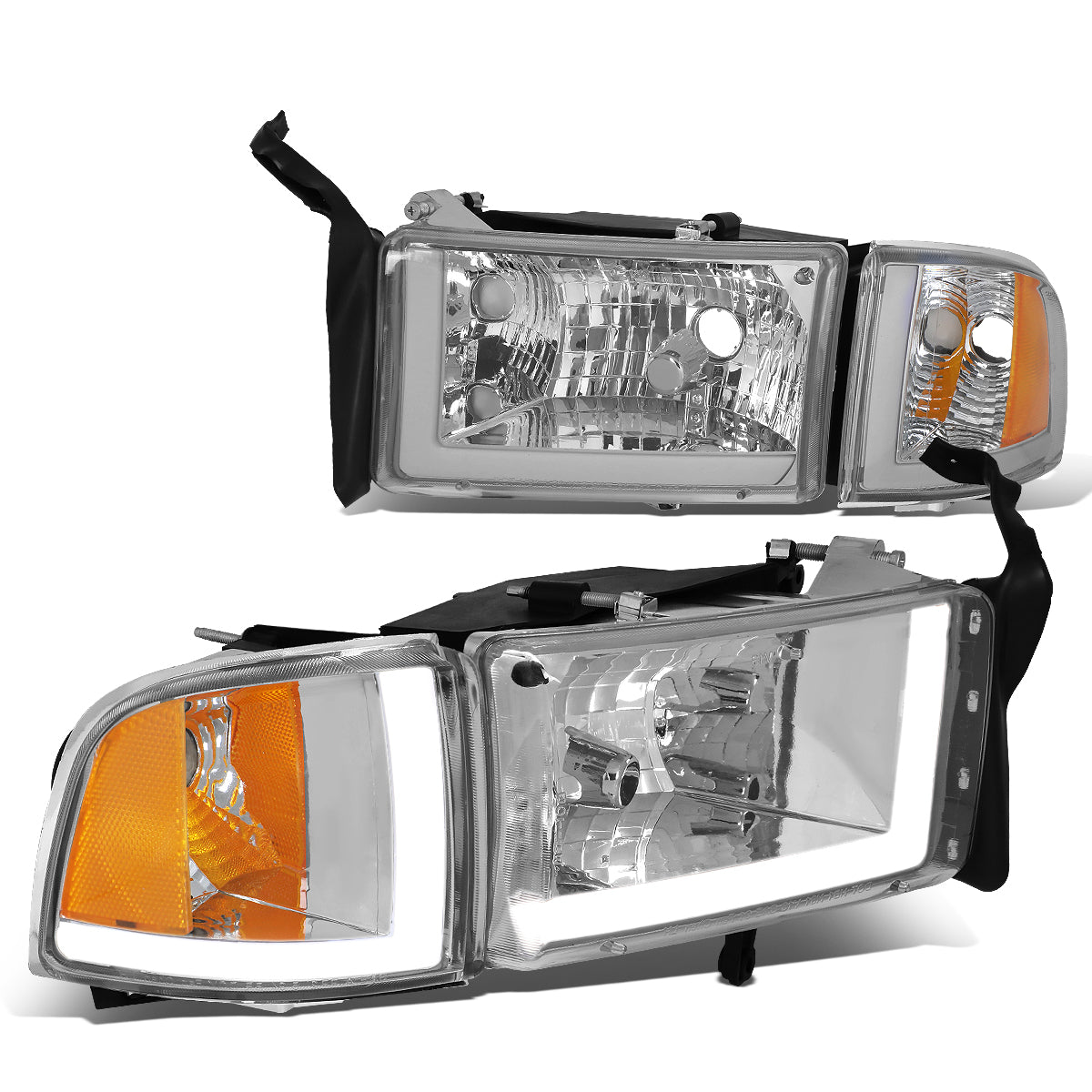 LED DRL Headlights<br>94-01 Dodge Ram 1500 2500 3500