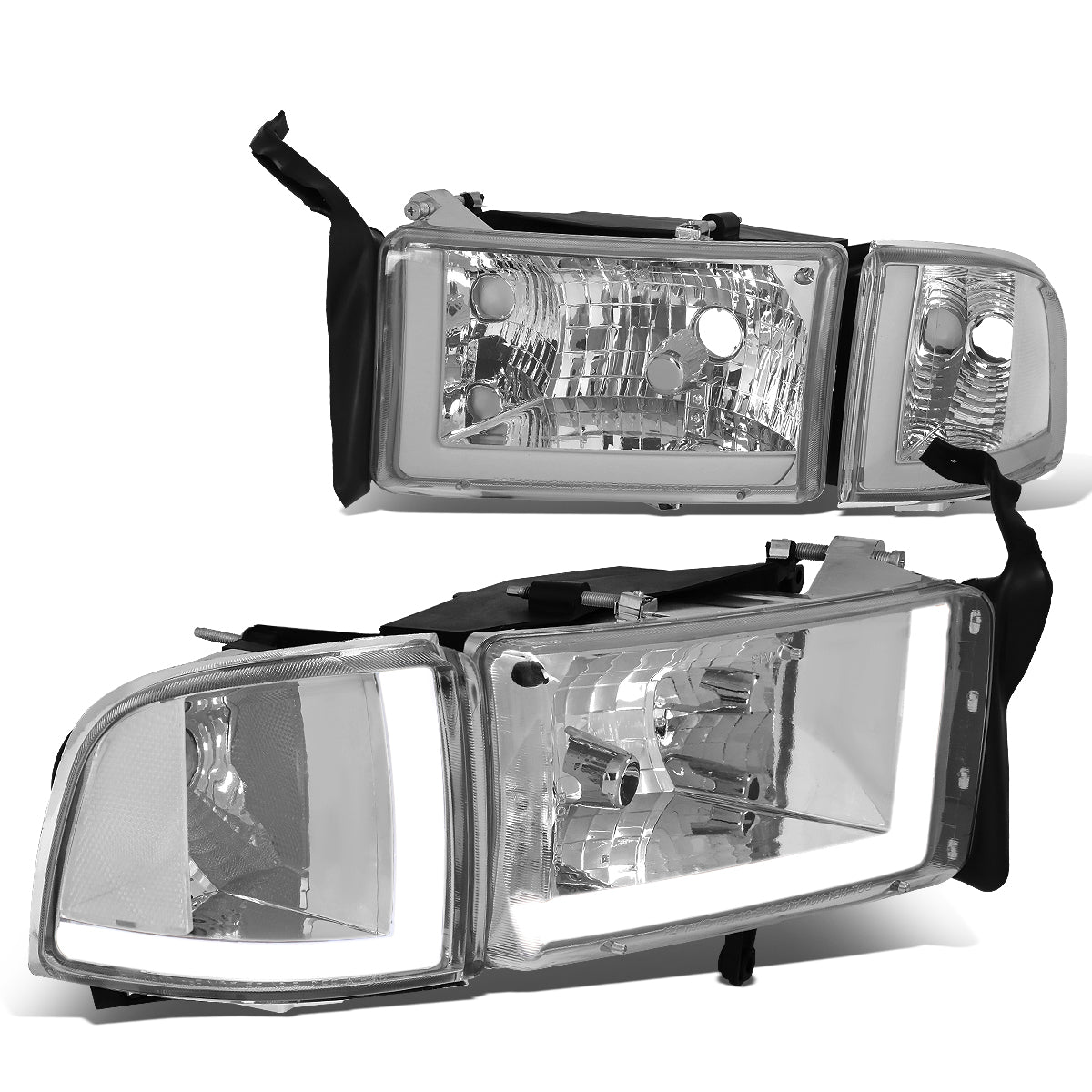 LED DRL Headlights<br>94-01 Dodge Ram 1500 2500 3500