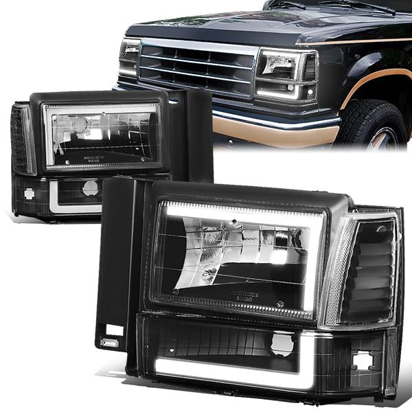 LED DRL Headlights<br>91-94 Ford Explorer