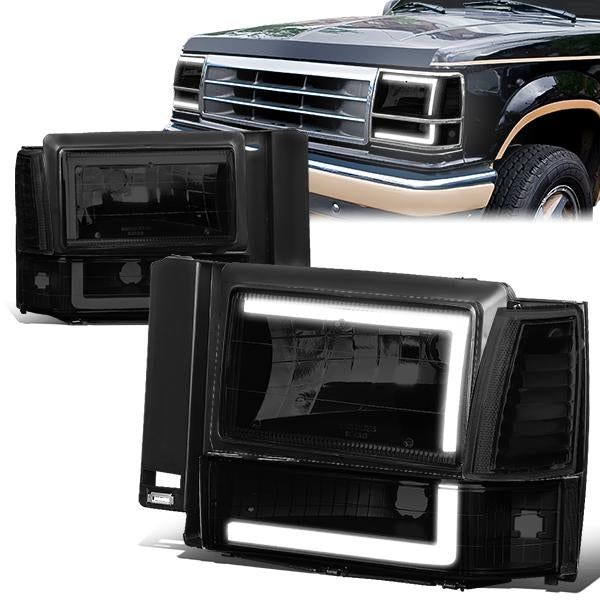 LED DRL Headlights<br>91-94 Ford Explorer