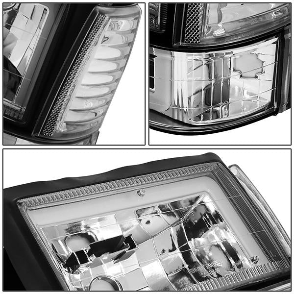 LED DRL Headlights<br>91-94 Ford Explorer