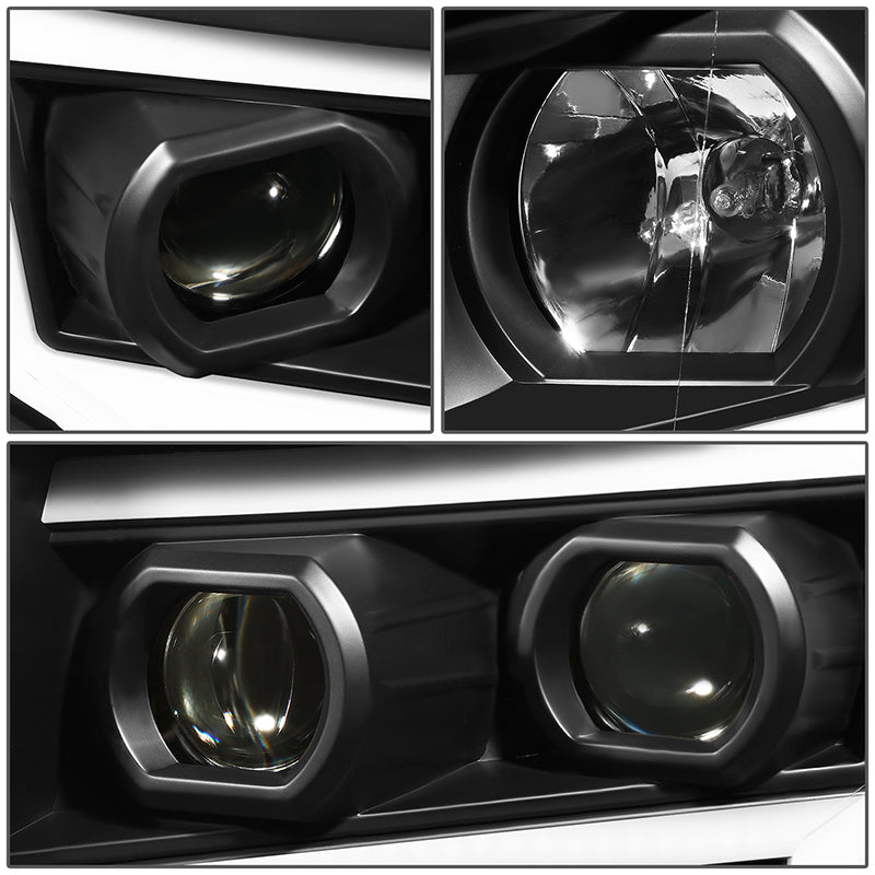 LED DRL Projector Headlights<br>17-22 Nissan Titan, 16-22 Titan XD