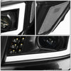 LED DRL Projector Headlights<br>17-22 Nissan Titan, 16-22 Titan XD