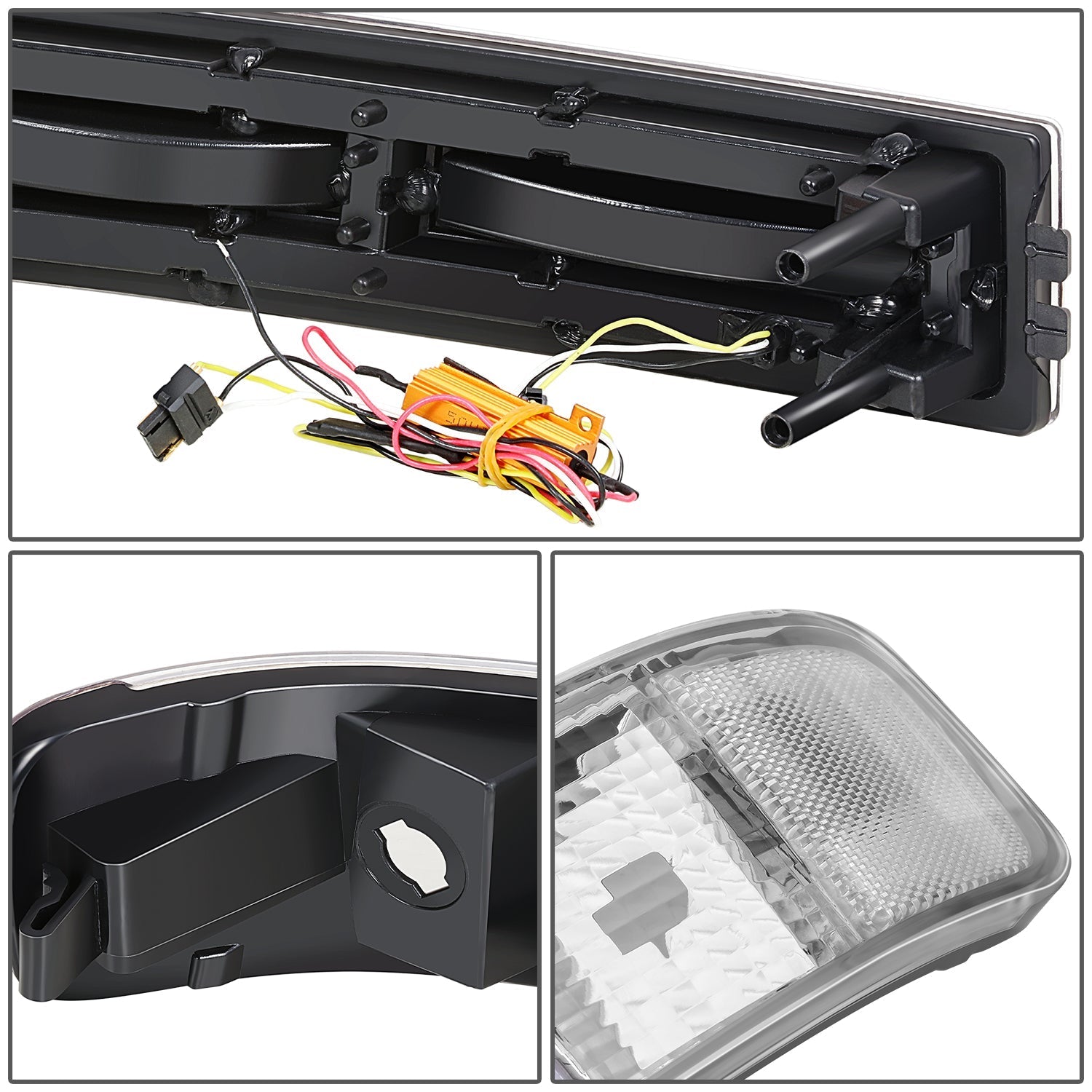 F-Style Bar Switchback LED Headlights <br>03-23 Checy Express, GMC Savana, 1500-4500