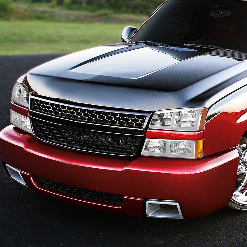 LED DRL Headlights<br>03-06 Chevy Avalanche Silverado 1500-3500 / HD