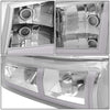 LED DRL Headlights<br>03-06 Chevy Avalanche Silverado 1500-3500 / HD