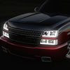 LED DRL Headlights<br>03-06 Chevy Avalanche Silverado 1500-3500 / HD