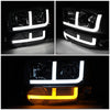 LED DRL Switchback Headlights<br>01-06 GMC Yukon Sierra 1500 Denali