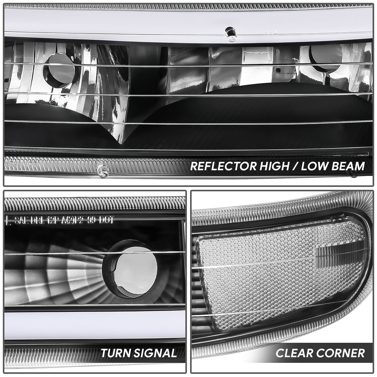 LED DRL Headlights<br>99-06 Chevy Silverado / Suburban 1500-3500