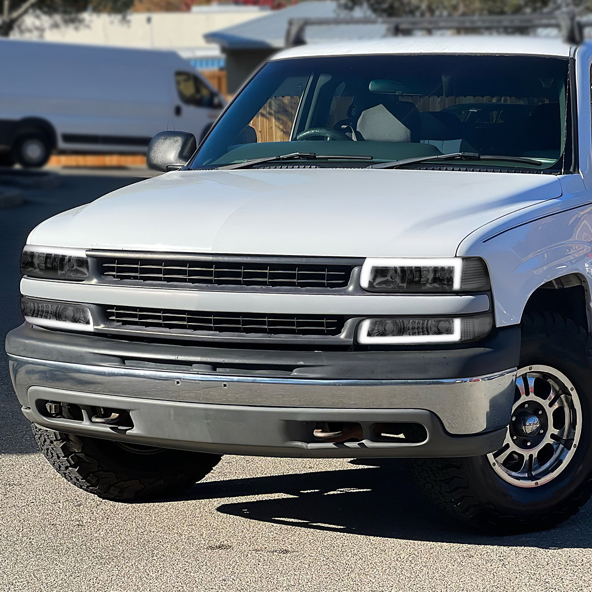 LED DRL Headlights<br>99-06 Chevy Silverado / Suburban 1500-3500