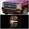 LED DRL Headlights<br>14-15 Chevy Silverado 1500