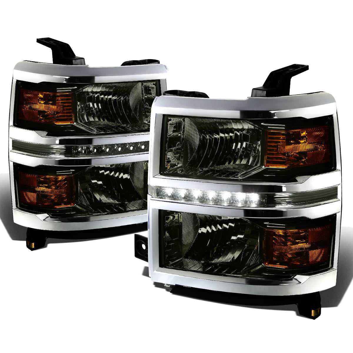 LED DRL Headlights<br>14-15 Chevy Silverado 1500