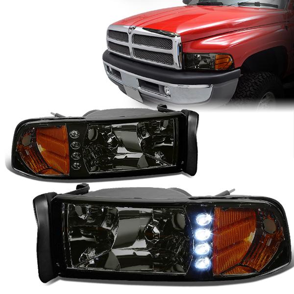 LED DRL Headlights<br>94-02 Dodge Ram 1500 2500 3500