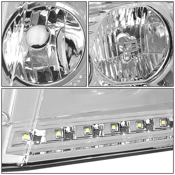 LED DRL Headlights<br>04-08 Ford F-150, 06-08 Lincoln Mark LT