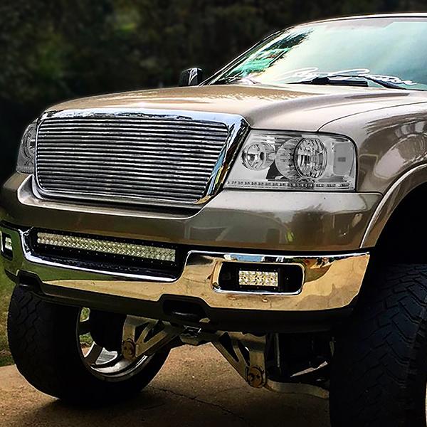 LED DRL Headlights<br>04-08 Ford F-150, 06-08 Lincoln Mark LT