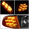 LED Turn Signal Headlights<br>92-95 Honda Civic Coupe/ Hatchback