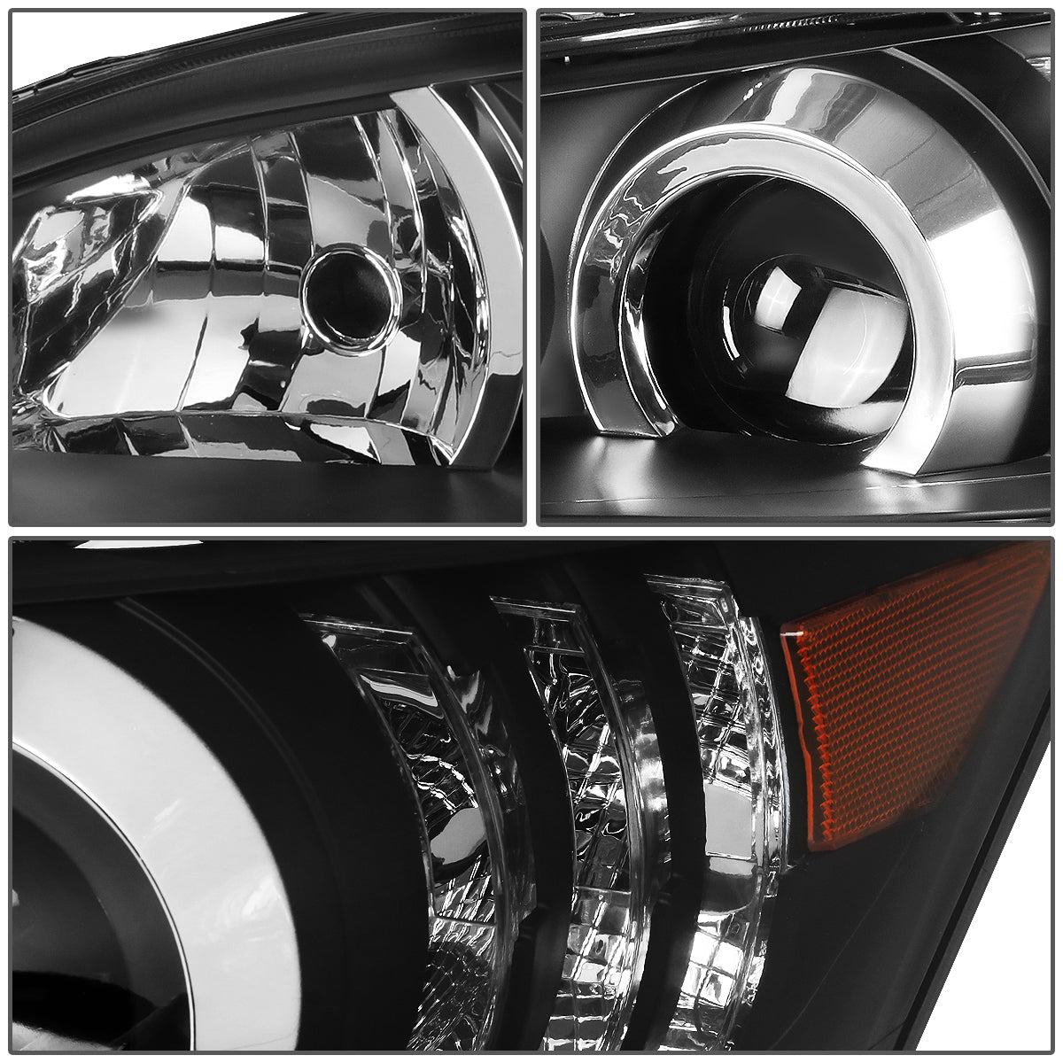 LED DRL Projector Headlights<br>07-12 Lexus ES350