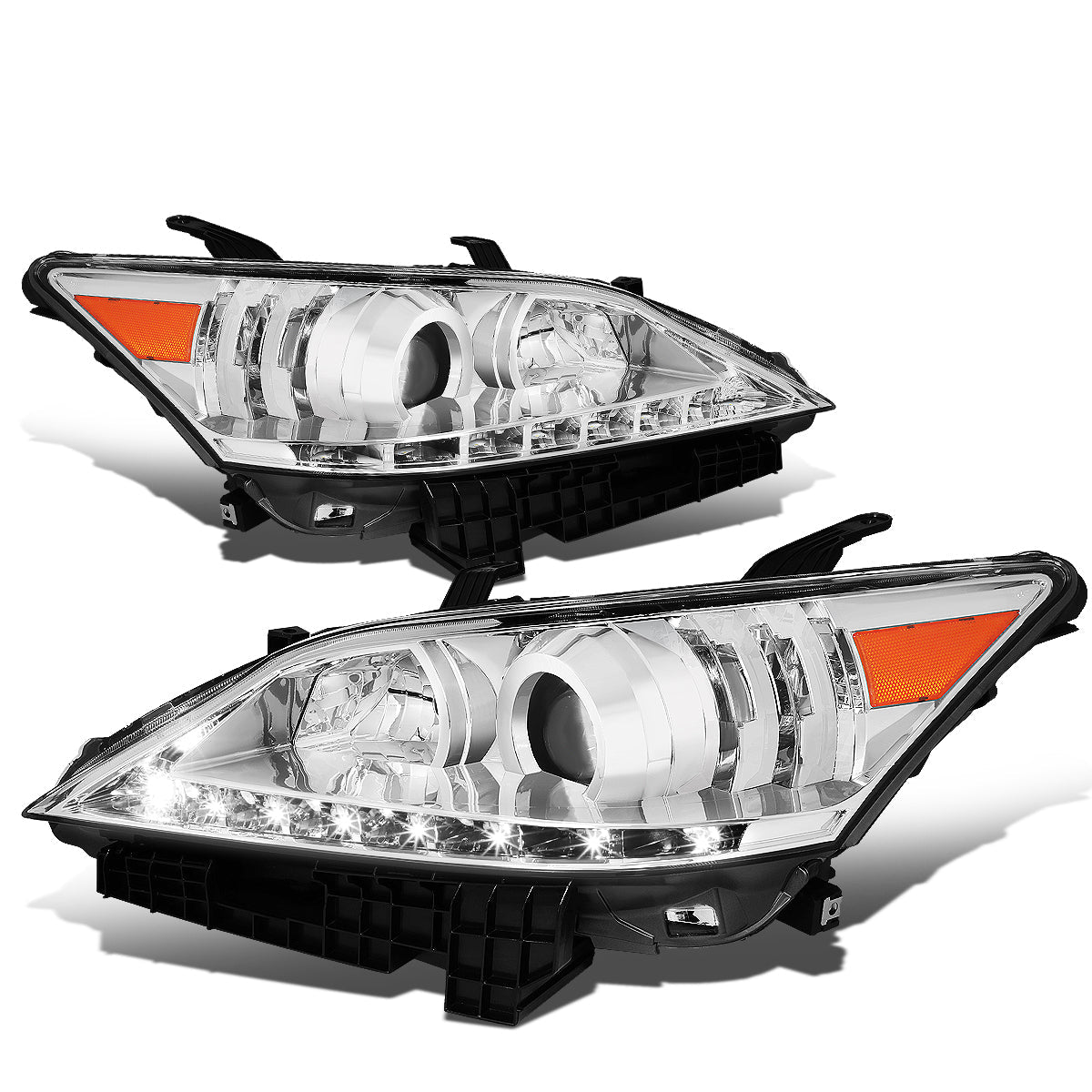 LED DRL Projector Headlights<br>07-12 Lexus ES350