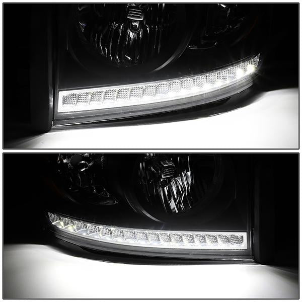 LED DRL Headlights<br>06-09 Dodge RAM 1500 2500 3500