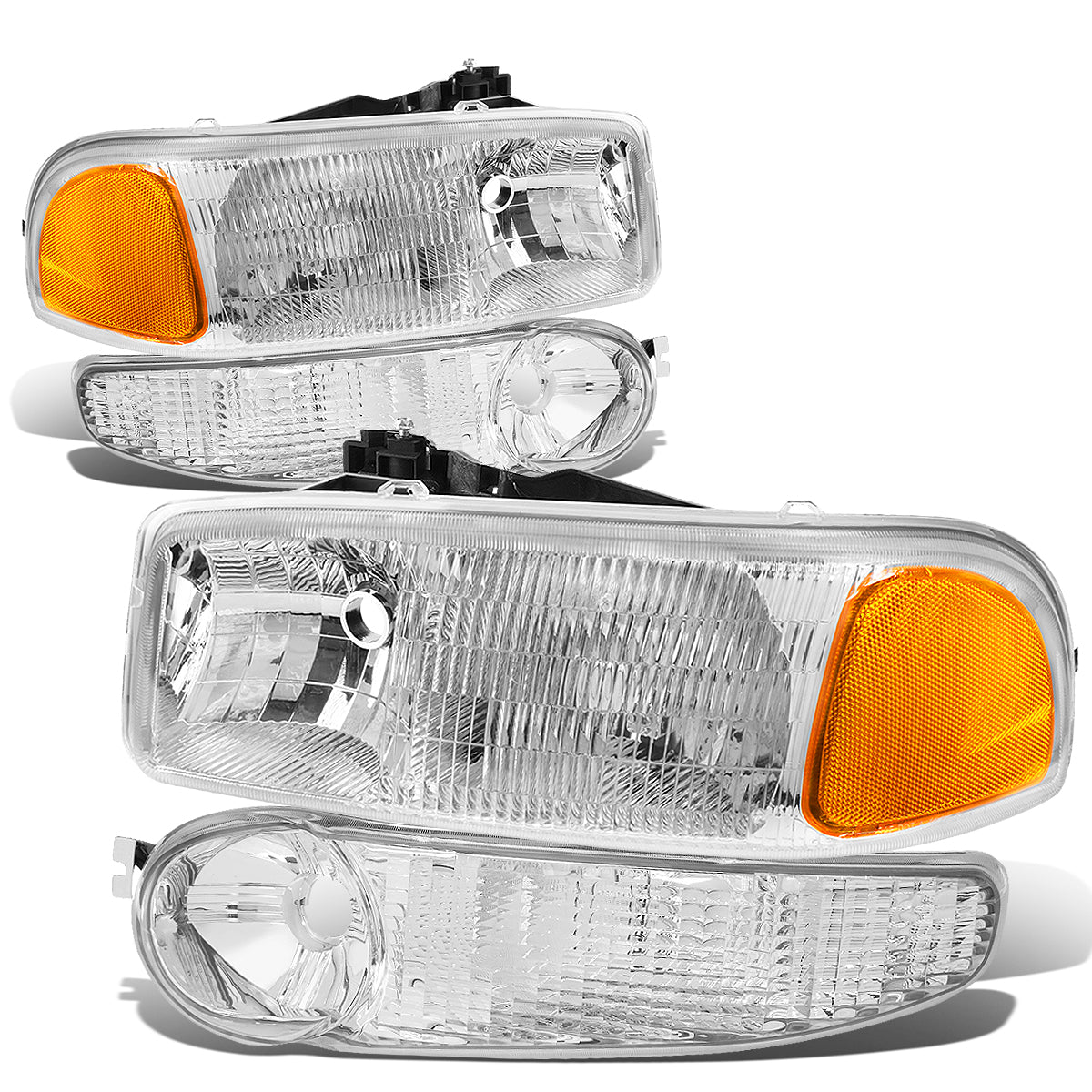 Factory Style Headlights<br>01-06 GMC Yukon XL 1500 Denali