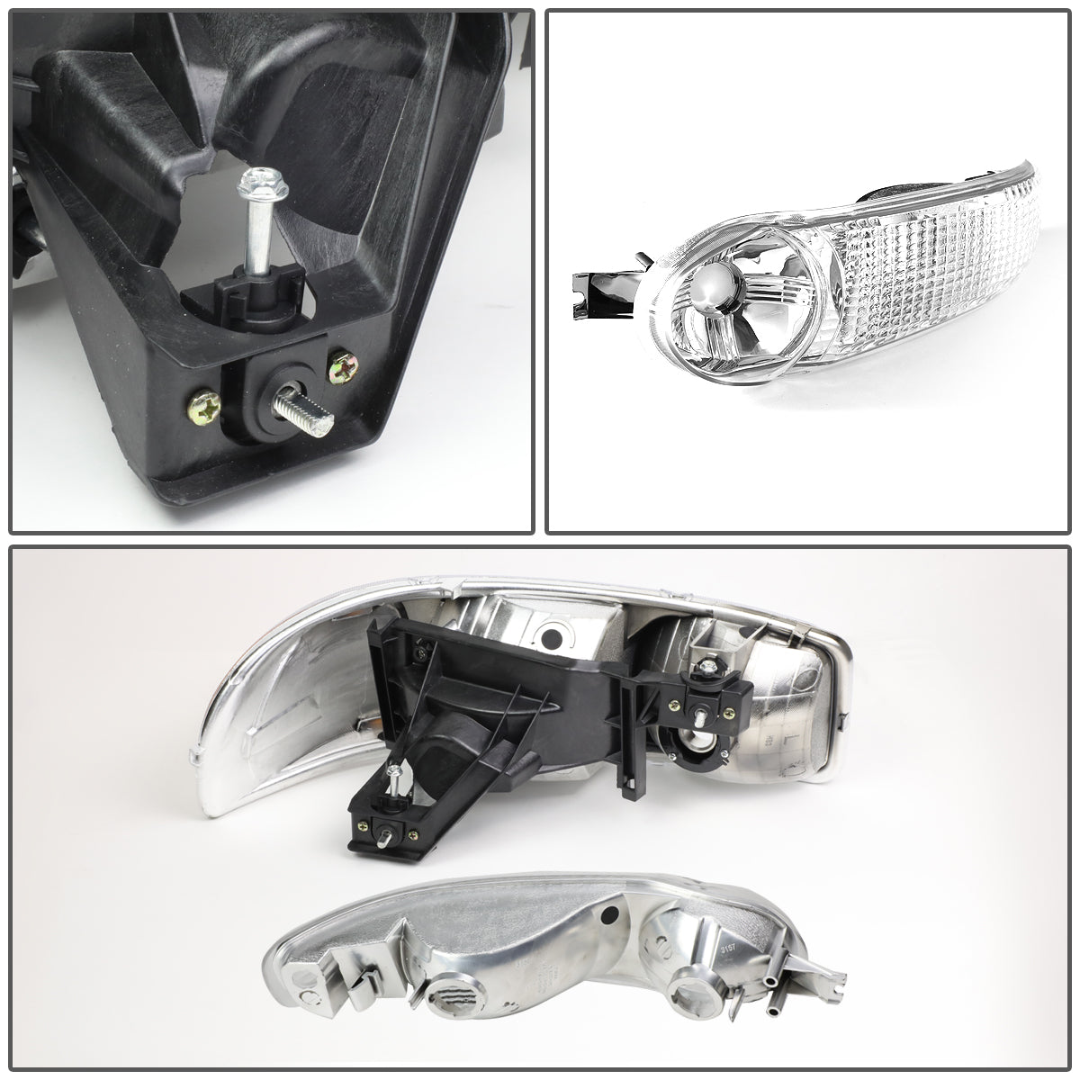 Factory Style Headlights<br>01-06 GMC Yukon XL 1500 Denali