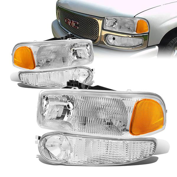 Factory Style Headlights<br>01-06 GMC Yukon XL 1500 Denali