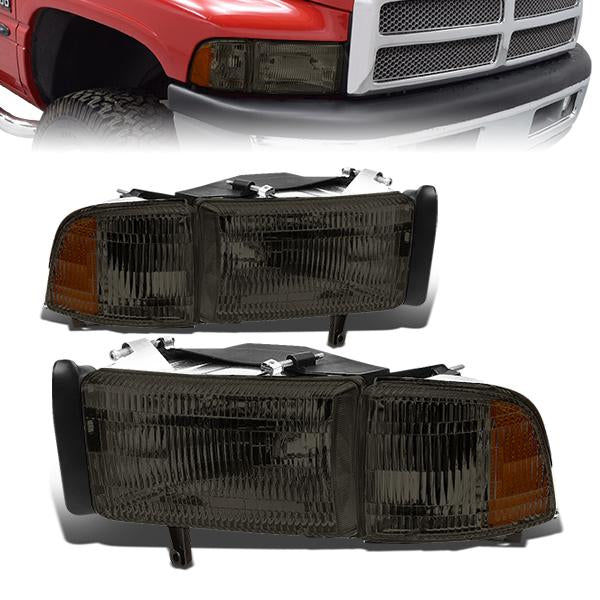 Factory Style Headlights<br>94-02 Dodge Ram 1500 2500 3500