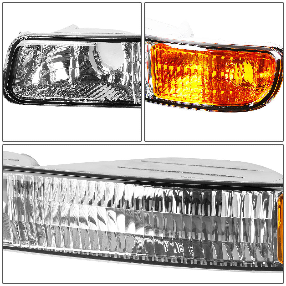 Factory Style Headlights<br>99-06 GMC Sierra Yukon 1500 2500