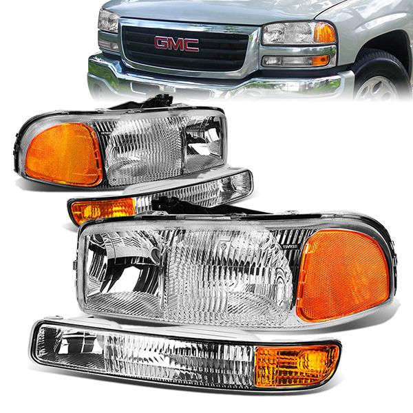 Factory Style Headlights<br>99-06 GMC Sierra Yukon 1500 2500