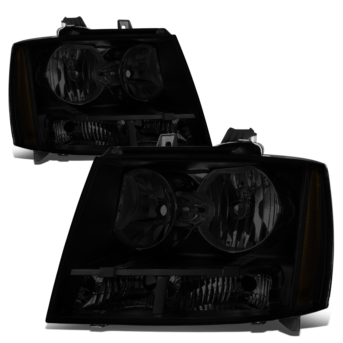 Factory Style Headlights <br>07-14 Chevy Suburban 1500/2500, Tahoe, Avalanche