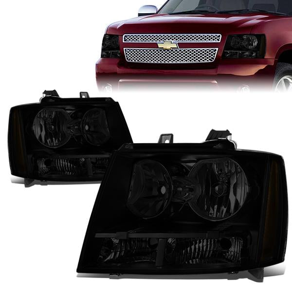 Factory Style Headlights <br>07-14 Chevy Suburban 1500/2500, Tahoe, Avalanche