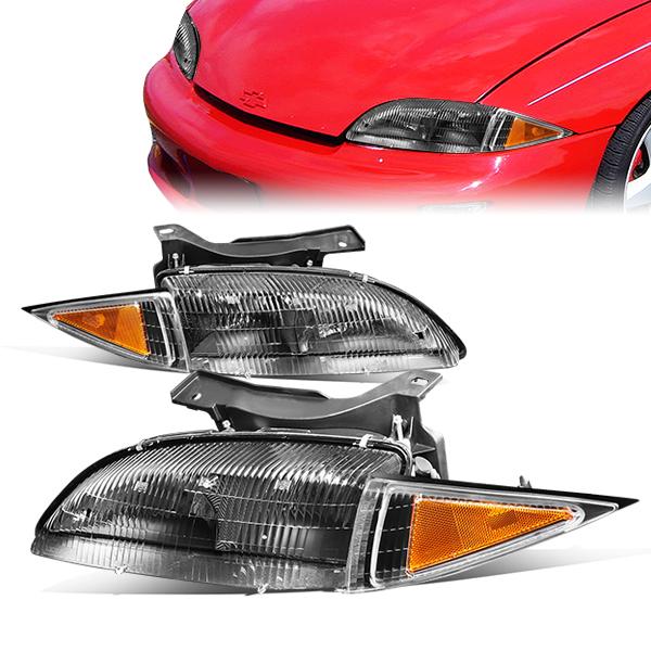 Factory Style Headlights<br>95-99 Chevy Cavalier