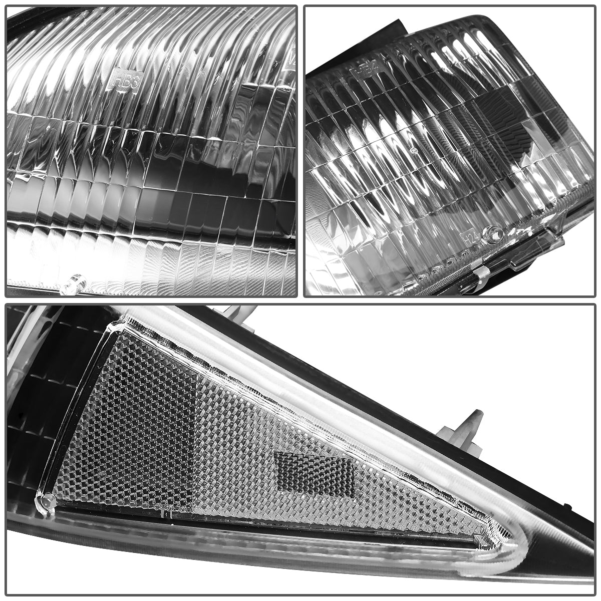 Factory Style Headlights<br>95-99 Chevy Cavalier