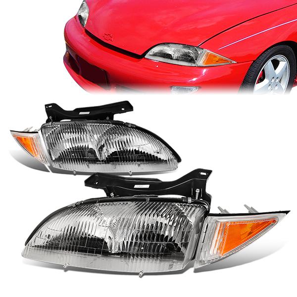 Factory Style Headlights<br>95-99 Chevy Cavalier